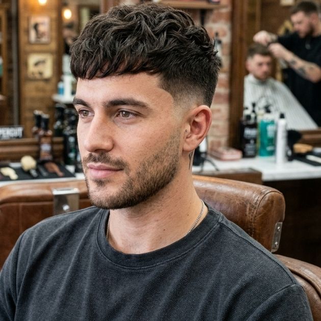 Classic Textured Crop with Low Taper Fade
