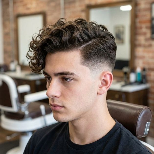 Curly Buzz Cut