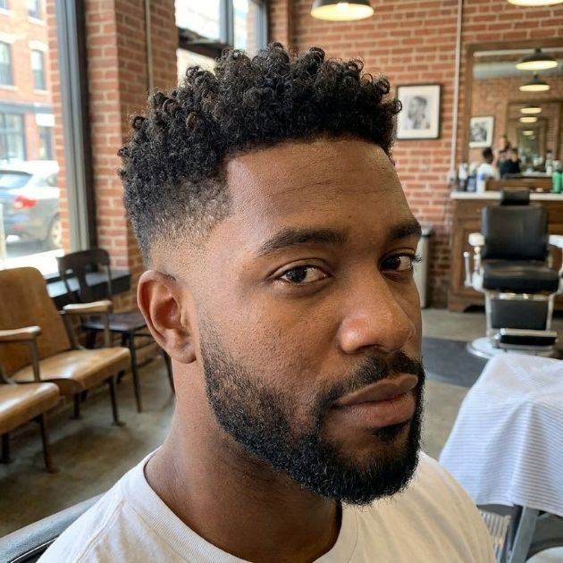 Curly Taper Fade