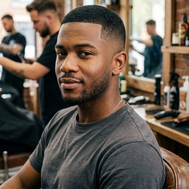 Drop Fade Crew Cut