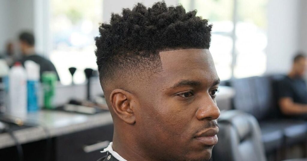 High Taper Fade for Black Men