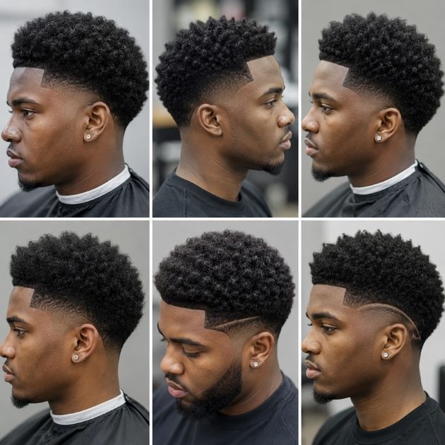 Low Taper Fade Designs for Afro-Textured Hair