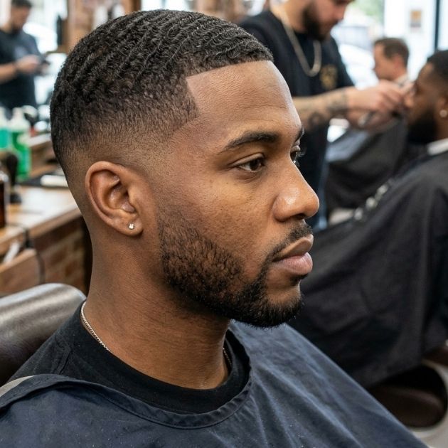 Low Taper Fade Styles for Short Wavy Hair