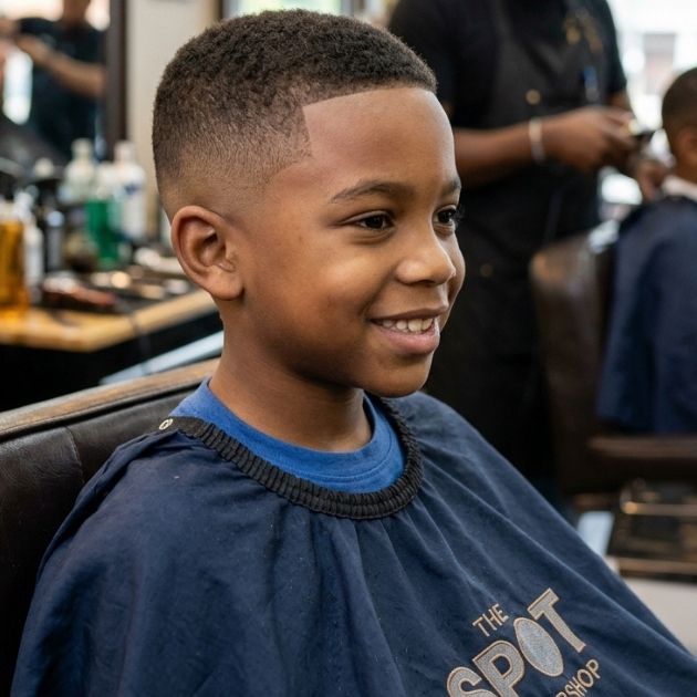 Low Taper Fade with Crew Cut