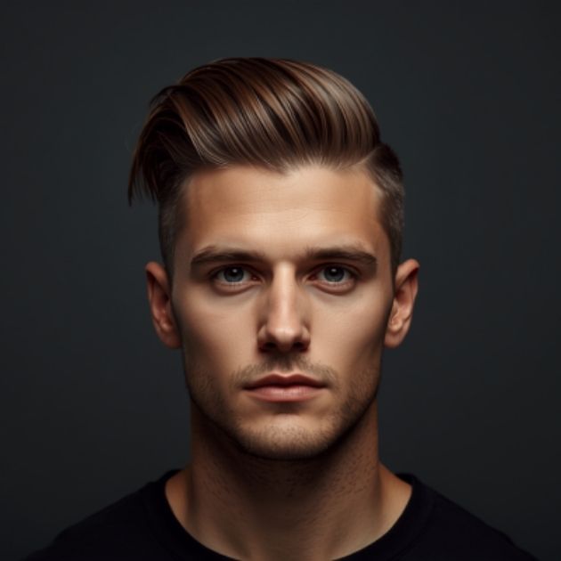 Low Taper Fade with Long Hair (The Classic)