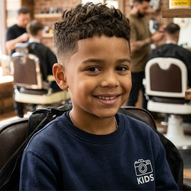 Low Taper Fade with Textured Crop