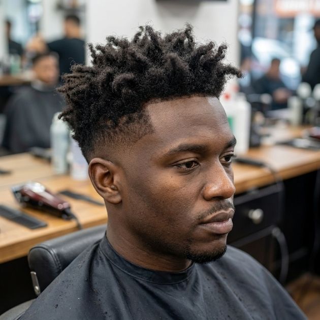 Messy Taper Fade