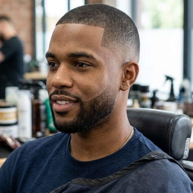 Mid Taper Fade Buzz Cut