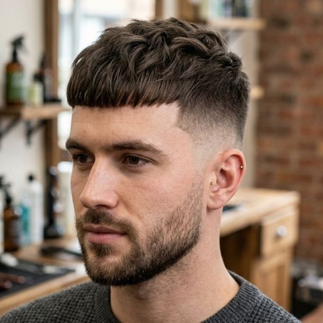Mid Taper Fade French Crop