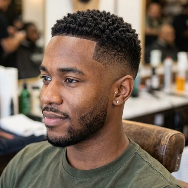 Mid Taper Fade Short Hair