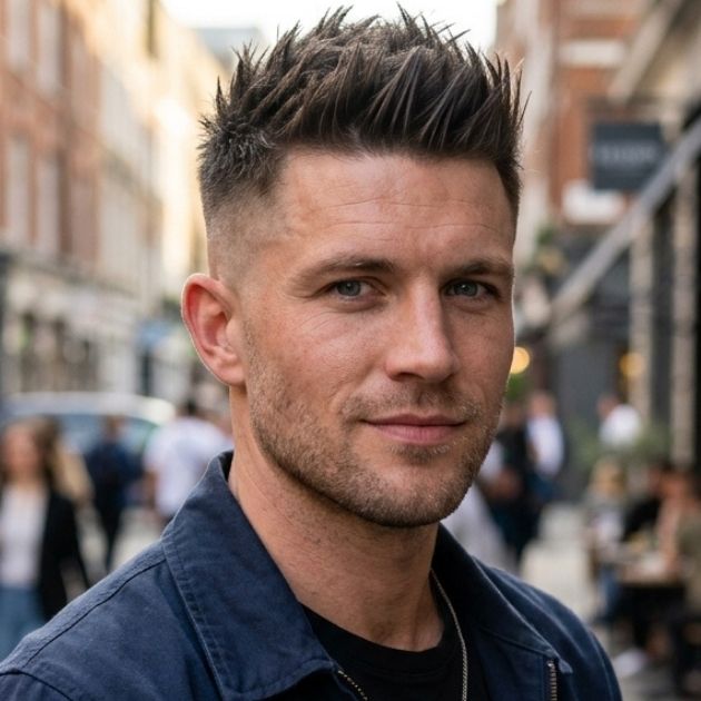 Spiky Crew Cut