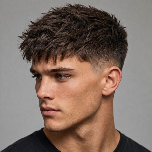 Textured Crop Hairstyle