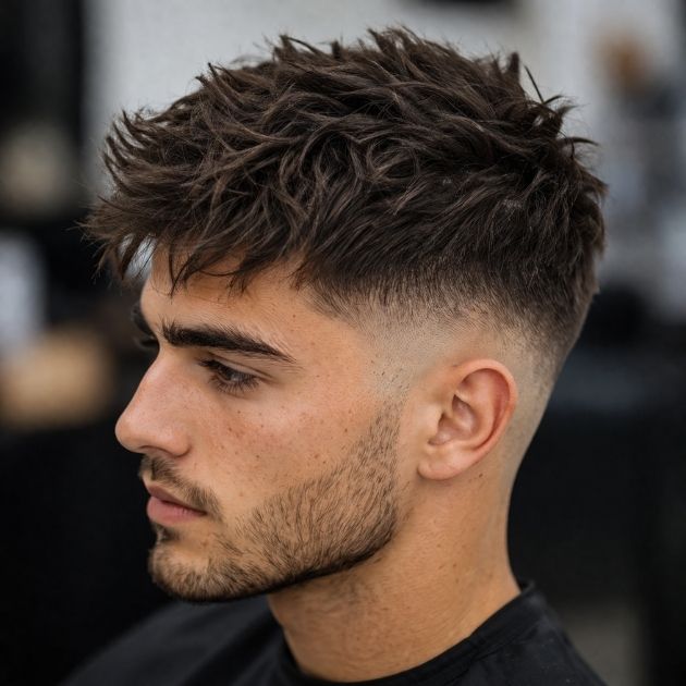 Textured Fade Haircut