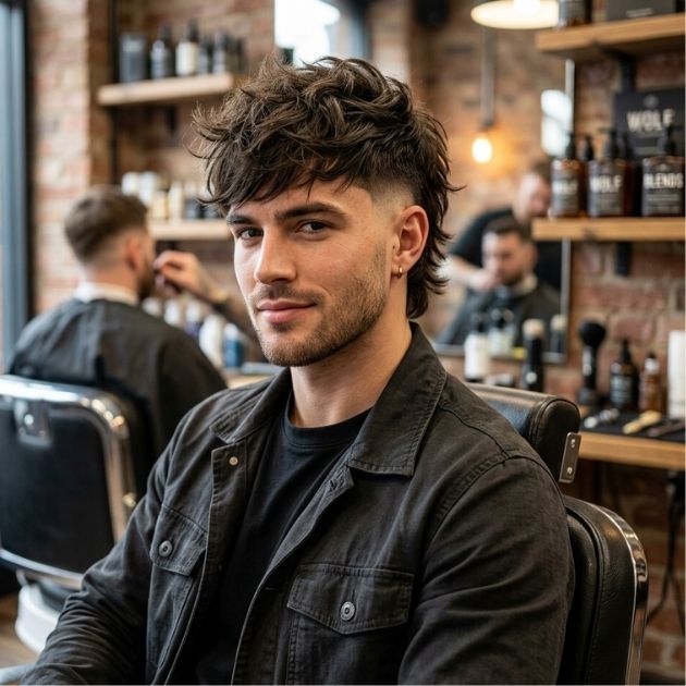 Wolf Cut with Fade