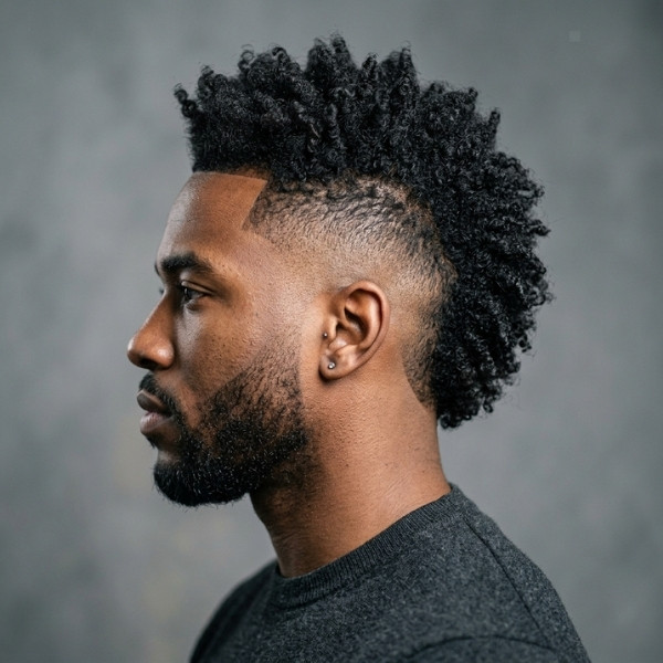  Burst Fade Mohawk