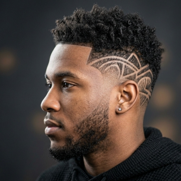 Burst Fade with Design