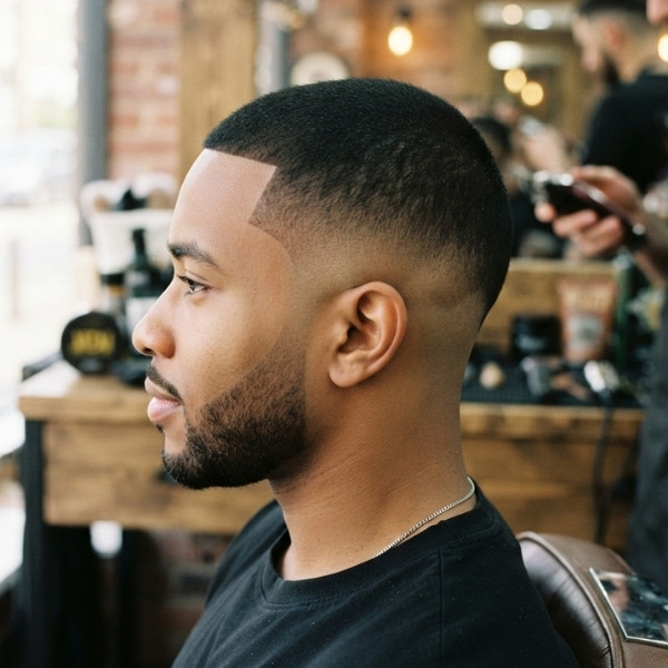 Classic Burst Fade Buzz Cut