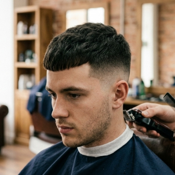 Classic French Crop Mid Fade