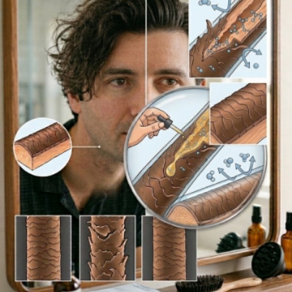 Come eliminare il crespo nei capelli maschili