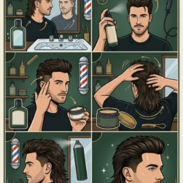 Come mantenere e modellare il mullet con Bullfrog