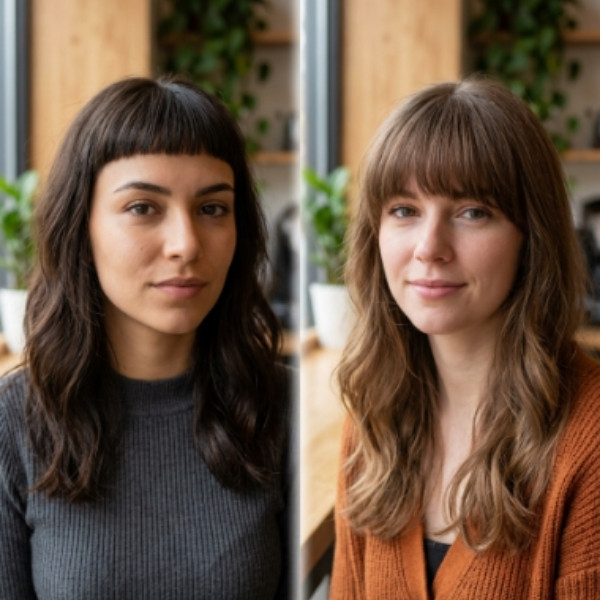 Cropped Fringe vs a Regular Fringe