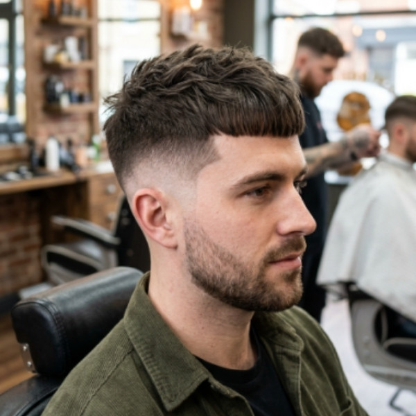  French Crop Mid Skin Fade