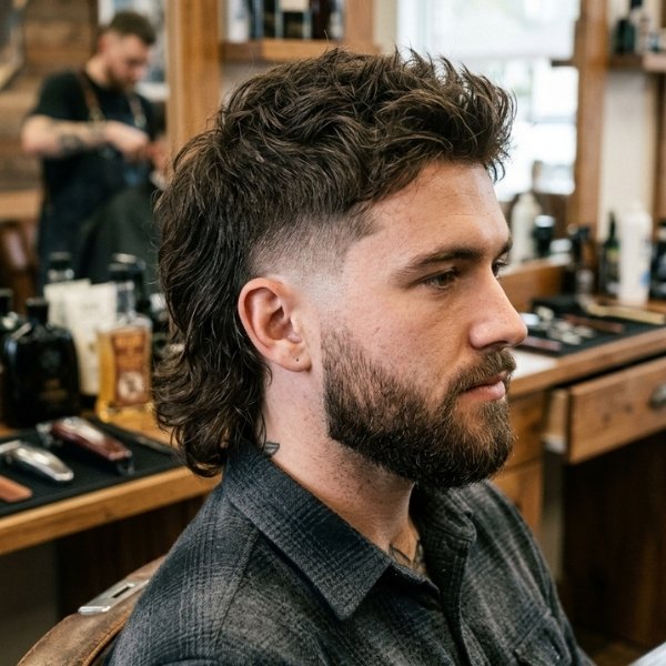 High Taper Mullet