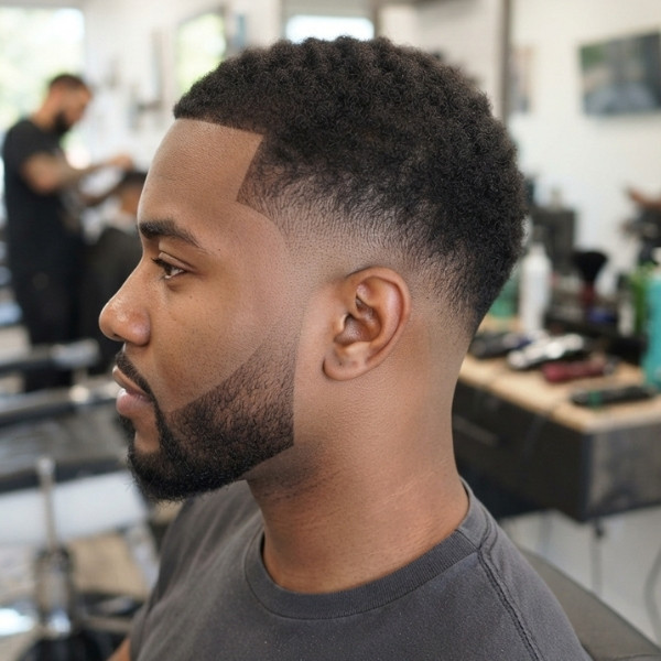 Low Burst Fade Buzz Cut