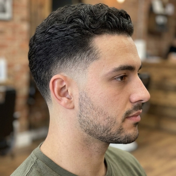 Mid Drop Fade