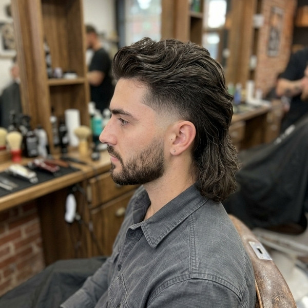 Modern Mullet Taper Fade