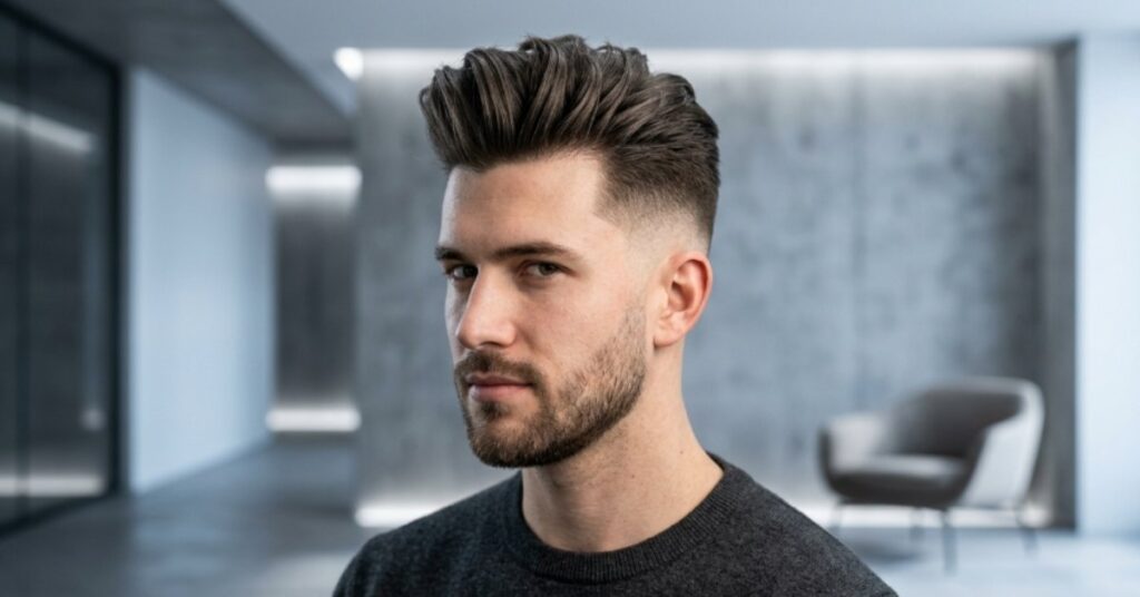 Modern Quiff Haircut