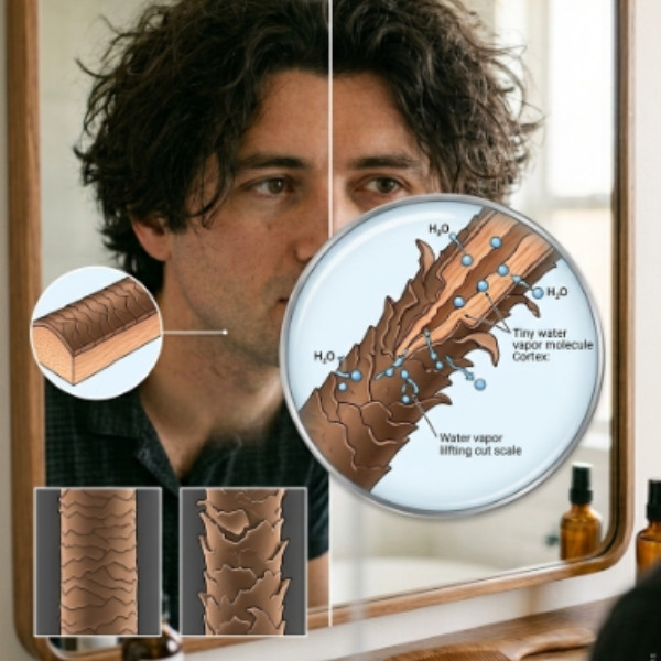 Perché i capelli diventano crespi?