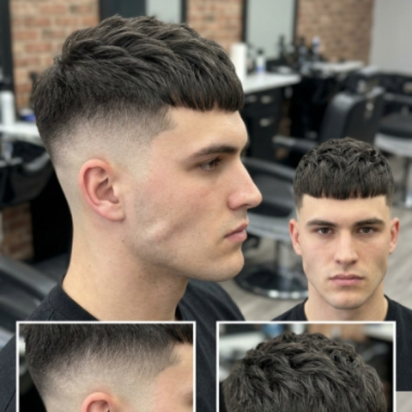 Potongan Rambut French Crop High Fade