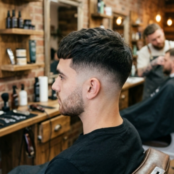 Short French Crop Mid Fade