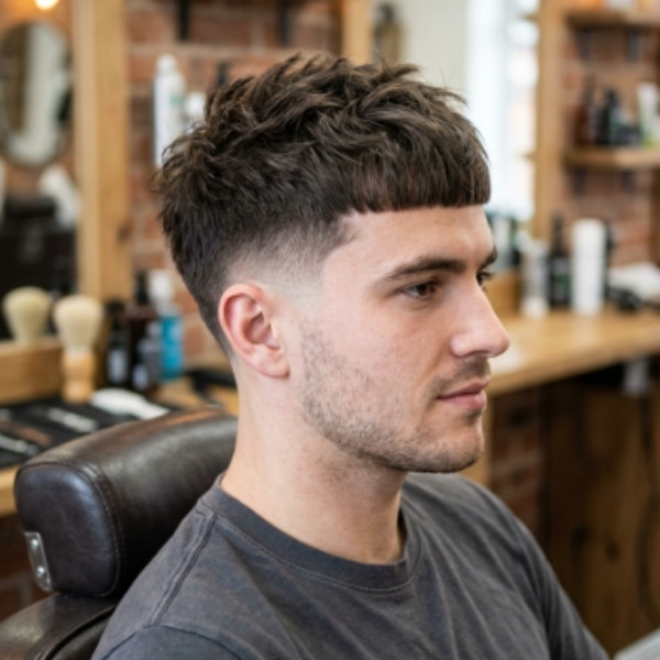  Short Textured French Crop with Low Taper
