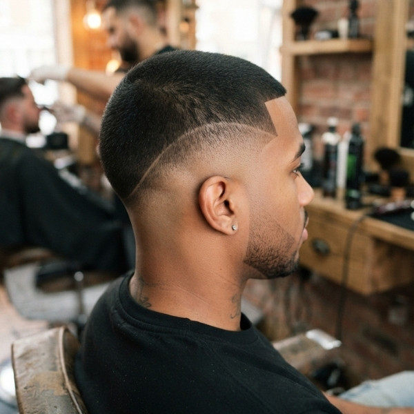 Skin Burst Fade Buzz Cut