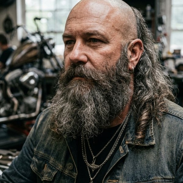 Skullet with Beard