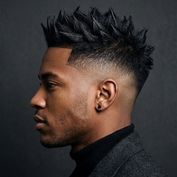 Spiky Burst Fade Undercut
