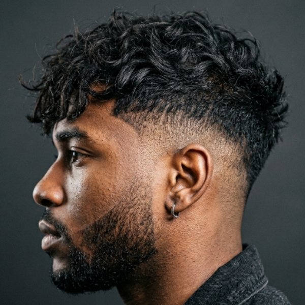 Textured Burst Fade Undercut