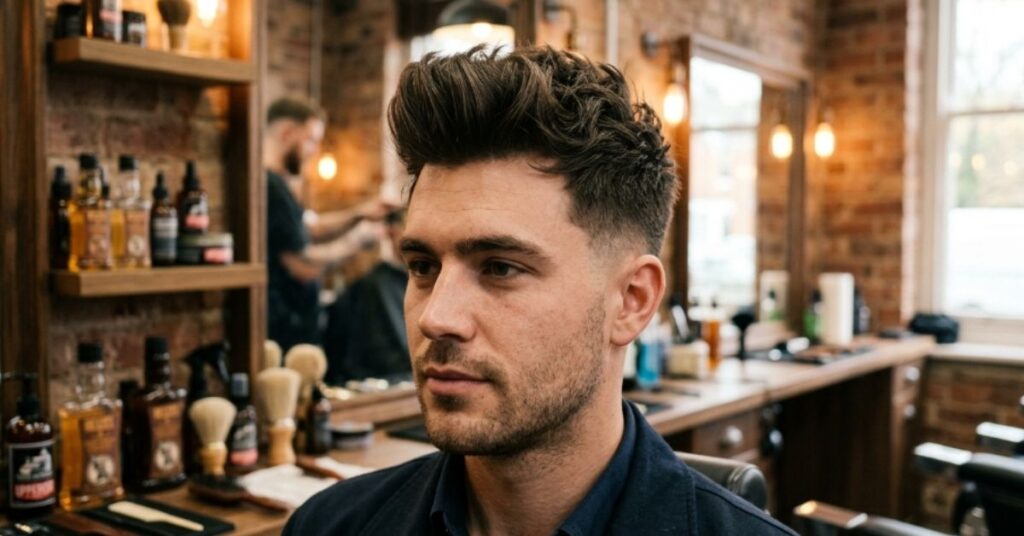 Textured Quiff Haircut