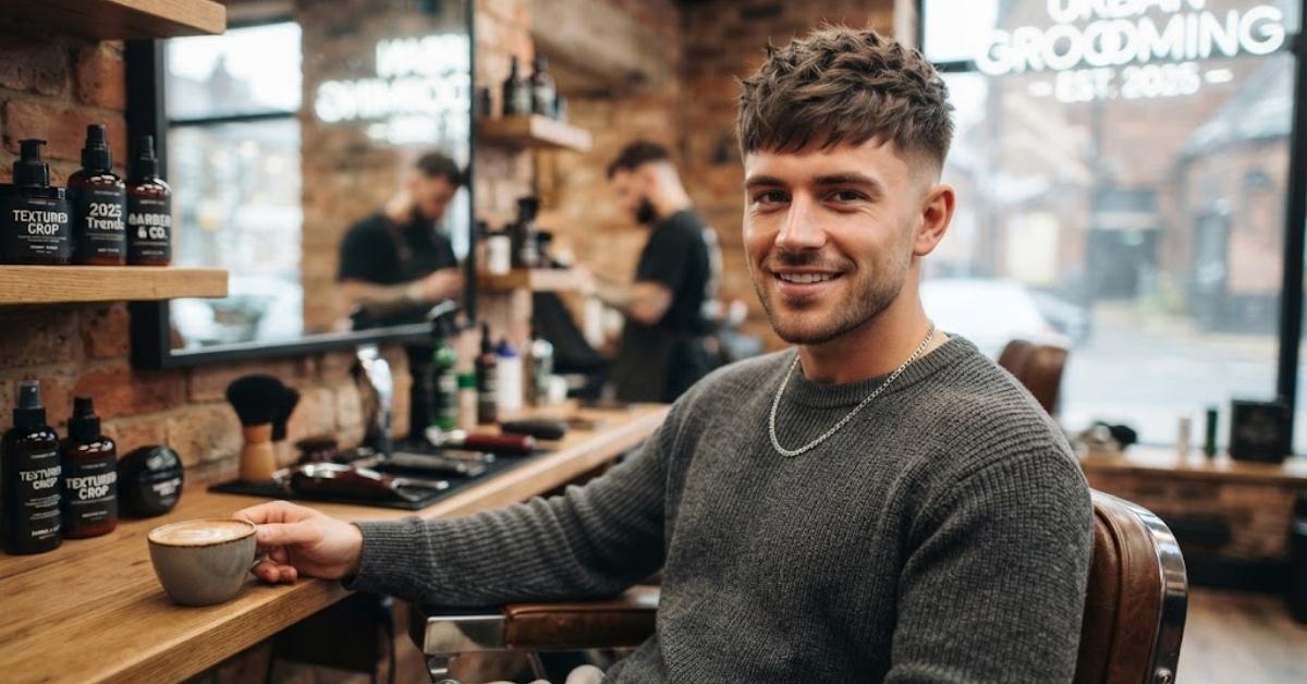 The Textured Crop A Trendy And Effortless Men’s Haircut For 2025
