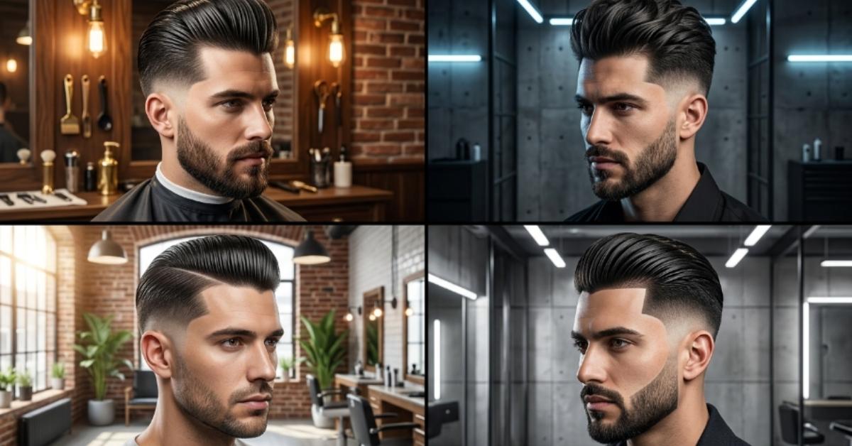 burst fade slick back