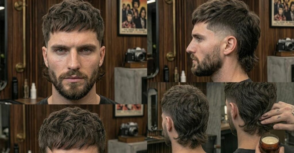 short hair mullet