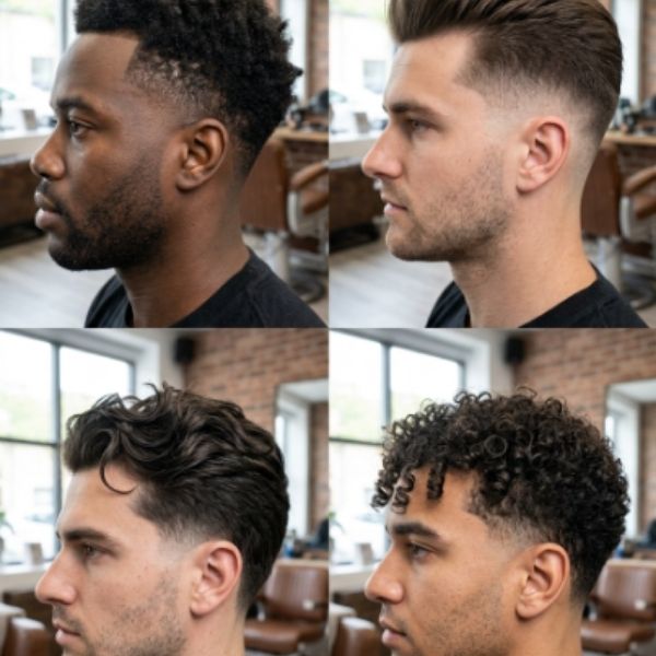Burst Fade Design for Different Hair Types