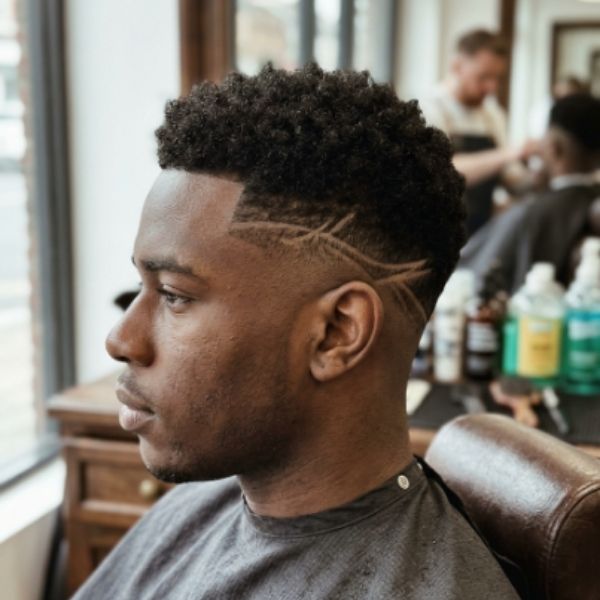 Where Should the Design Go on a Burst Fade