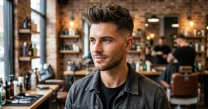 short quiff hairstyle